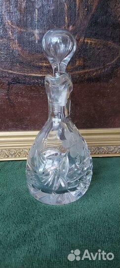 Ges.gesch графин хрустальный антикварный
