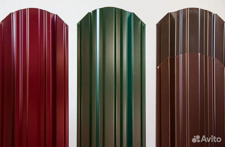 Металлический штакетник для забора цена за штуку