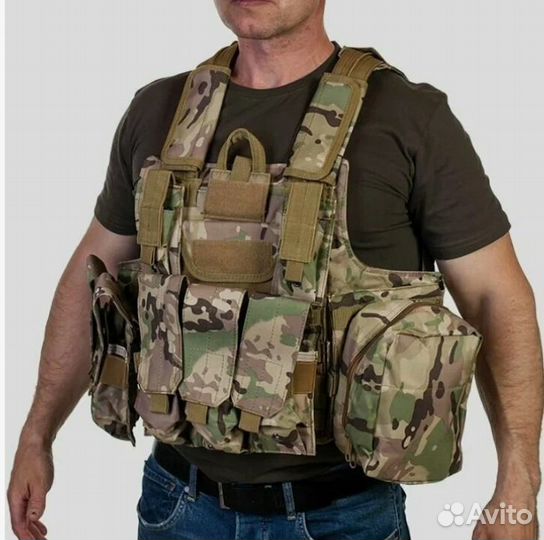 Тактический разгрузочный жилет ciras molle