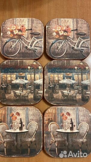 Подставки под горячее из натурального дерева