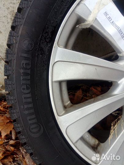 1шт. 225 50 17 continental на диске 5х108