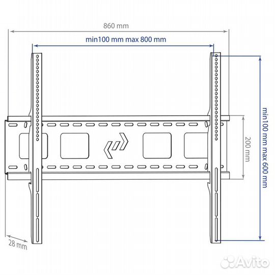 Настенный кронштейн 32
