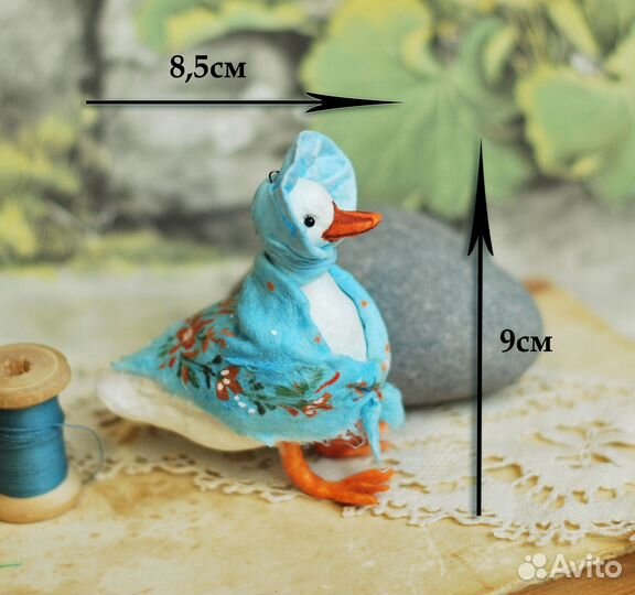 Ватные елочные игрушки Гуси