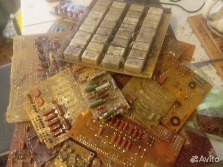 Радиодетали и платы СССР болие 100 килограмм