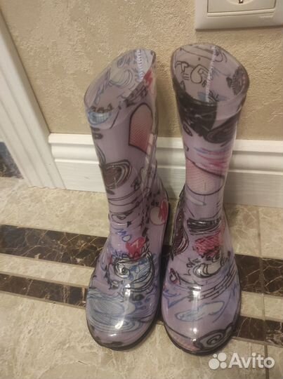 Резиновые сапоги для девочки 32