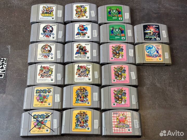 Картриджи Nintendo 64 оригинальные