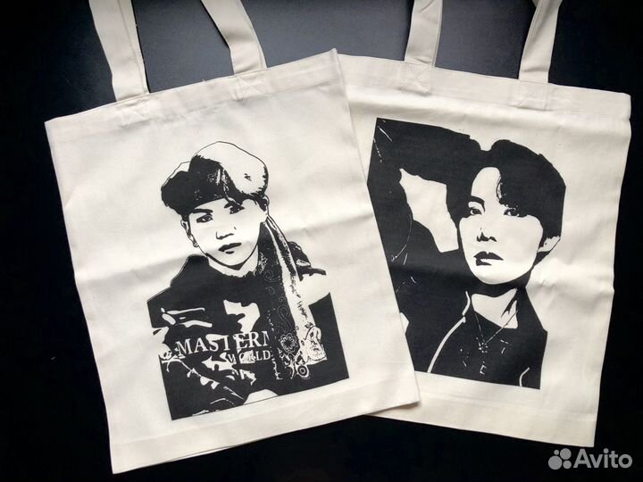 Сумки шоперы BTS