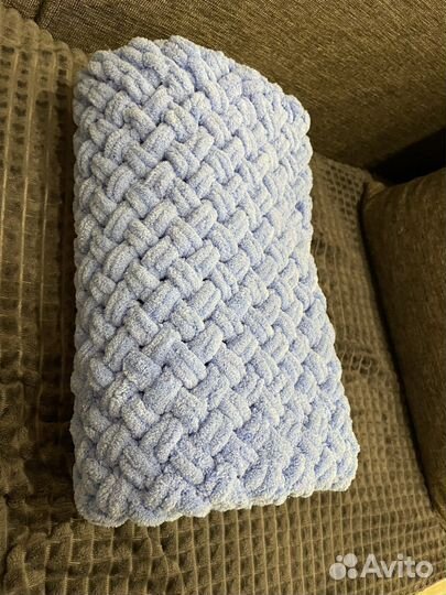 Вязанный плед детский