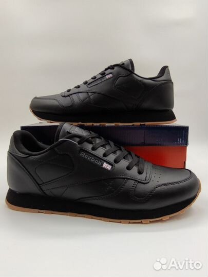 Reebok Classic Leather Intense Black Gum