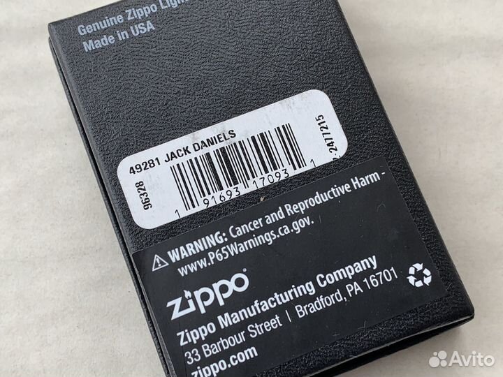 Зажигалка Zippo Jack Daniels 3D Texture Print New