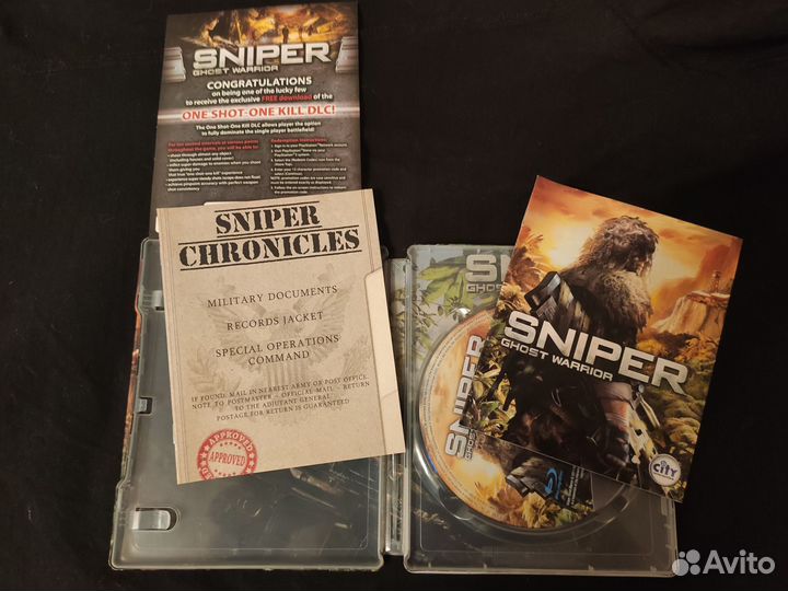 Sniper Ghost Warrior для ps3 steel book edition