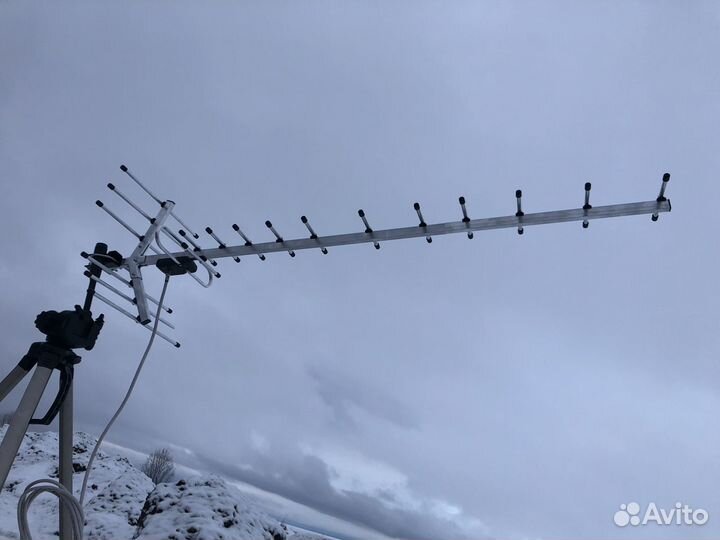 Самый мощный комплект цифрового тв антенна 80 км