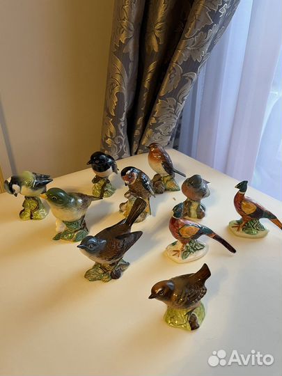 Фарфоровые статуэтки птички. Beswick