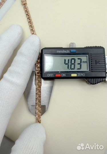 Цепочка золотая плетения бисмарк 30,15г AU 585 65