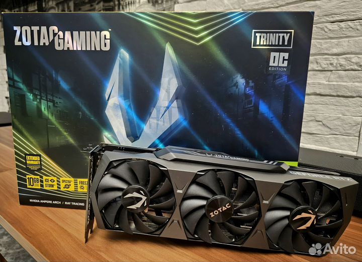 Видеокарта Zotac rtx 3080 Trinity OC