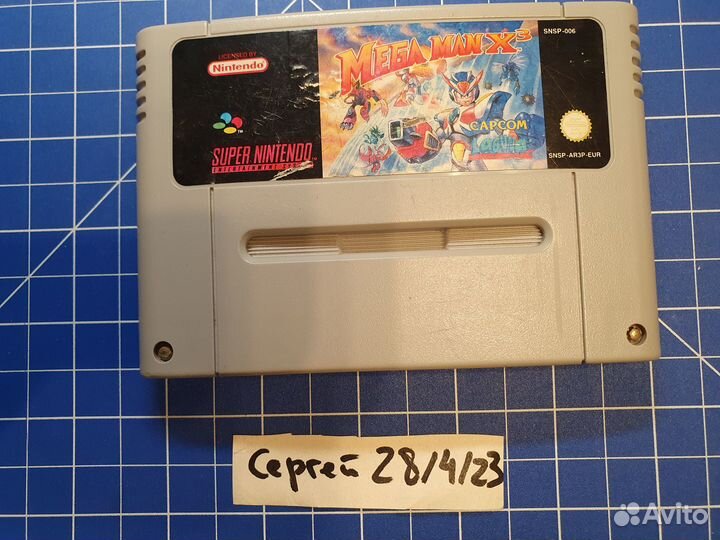 Snes MegaMan X3 PAL оригинал + бокс/инстр. неориг