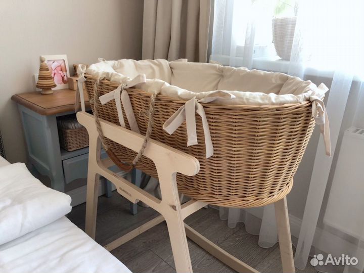 Люлька колыбель плетеная