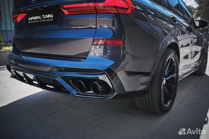 Насадка на глушитель bmw х7 imperial