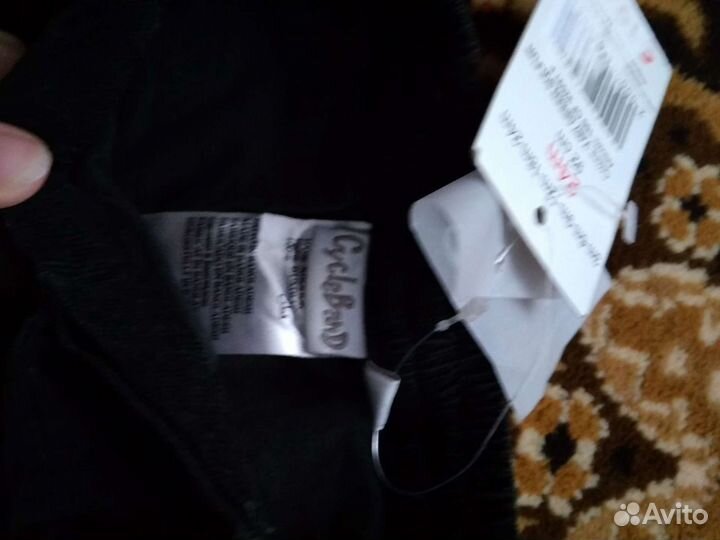 Брюки для девочки, микро вельвет, т.зеленого цвета