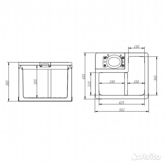 Автохолодильник Alpicool 45 литров BD45