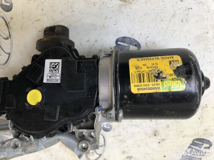 Моторчик стеклоочистителя renault logan 2