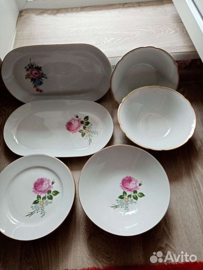 Набор столовой посуды Гдр