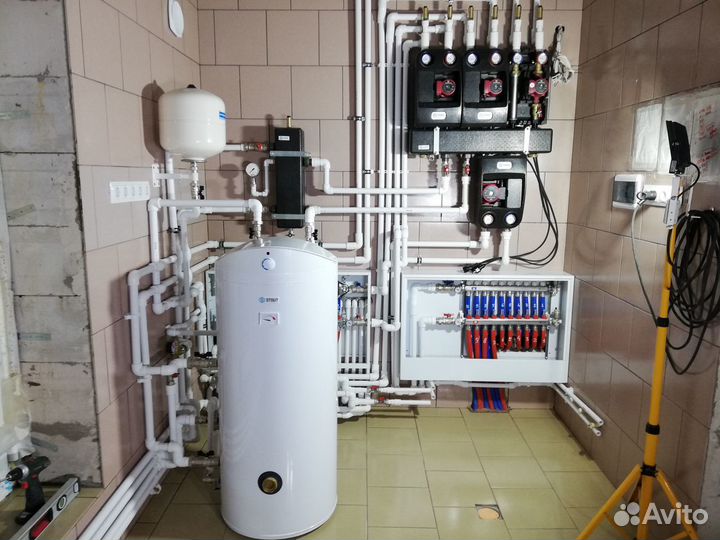 Монтаж отопления в загородных домах