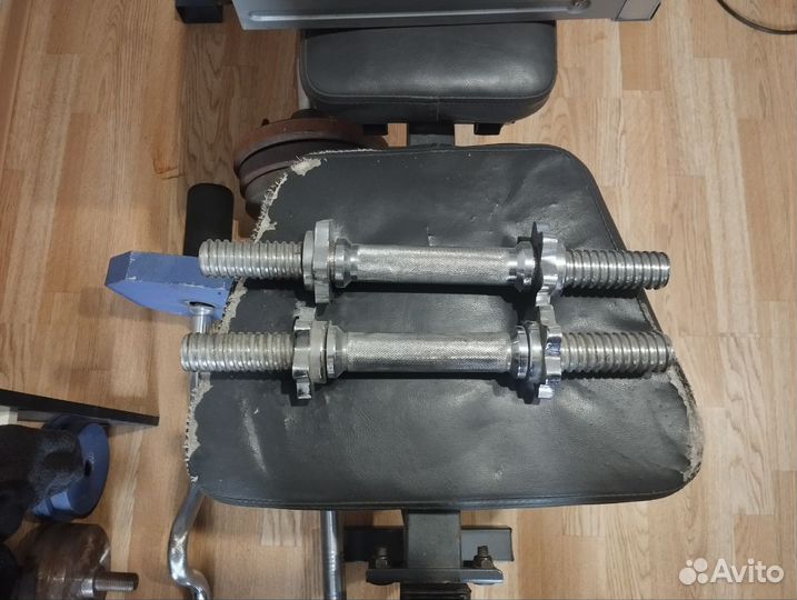 Грифы для гантелей 2шт