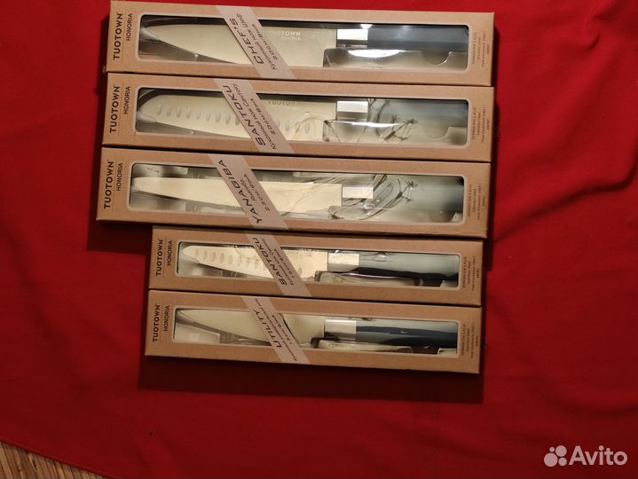 Набор кухонных профессиональных ножей,Немец сталь