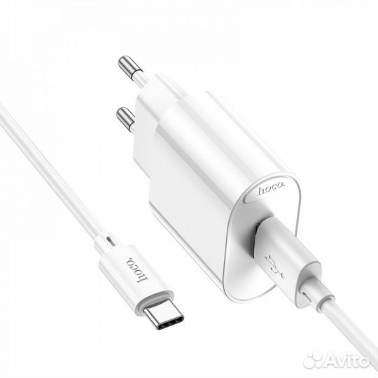 Зарядное устройство Type-C кабель, 3A, QC 3.0 Hoco