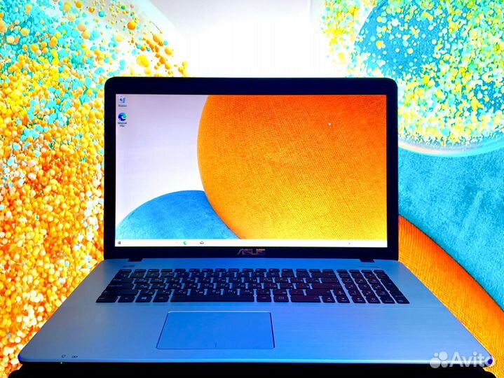 Мощный ноутбук asus / Core i7 / 256Gb / 8Gb / IPS