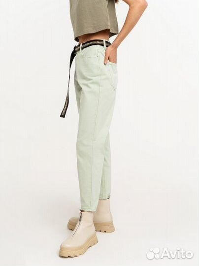 Джинсы lime оливковые