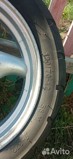 Колесо на скутер 12 2шт