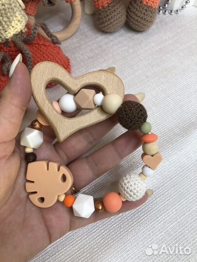 Вязаный набор лисички