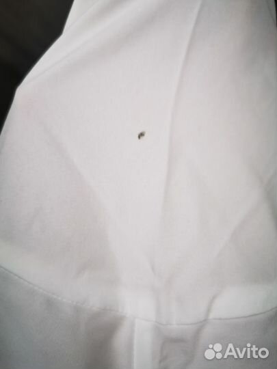 Блузка школьная для девочки с воротником стойкой