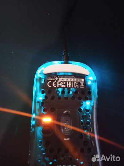 Мышь проводная Xtrfy MZ1 MZ1-RGB-black-TP черный