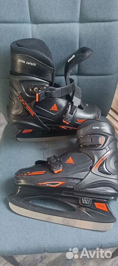 Коньки раздвижные 33-36 alpha caprice