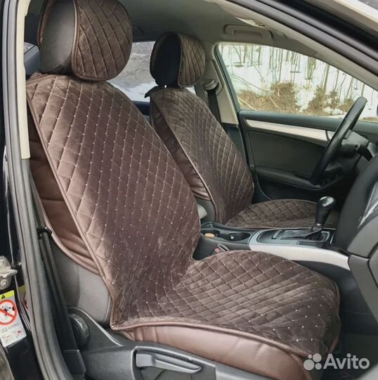 Накидки на сиденья из велюра