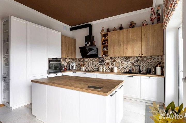 Современная кухня на заказ мдф фасады