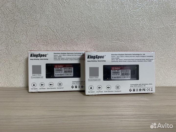 SSD накопитель KingSpec 256 гб