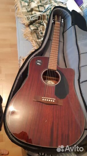 Fender cd60sce all mah c чехлом