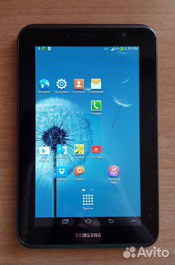 Планшет Samsung galaxy tab 2 GT-P3100, б/у