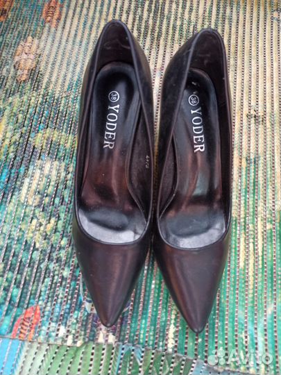 Туфли женские 38 размер черные