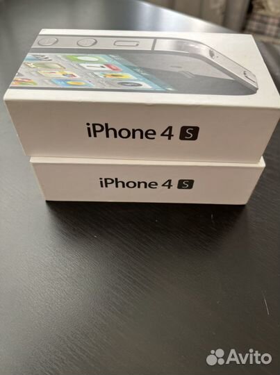 Коробки от iPhone 4s 16 gb черный/белый