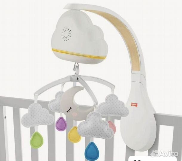 Мобиль на кроватку fisher price с муз ночником