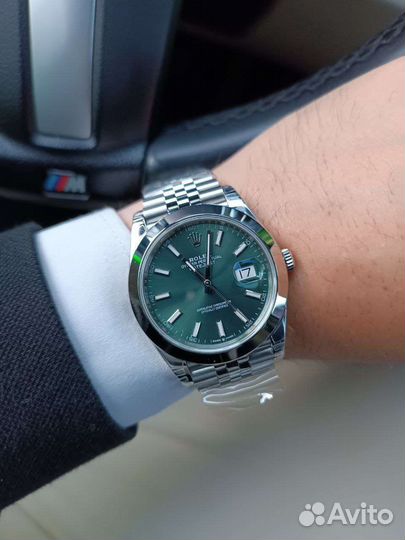 Часы Rolex datejust green dial