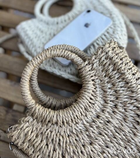 Сумка соломенная