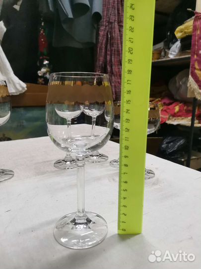Советские бокалы винные 8 шт (Ч)