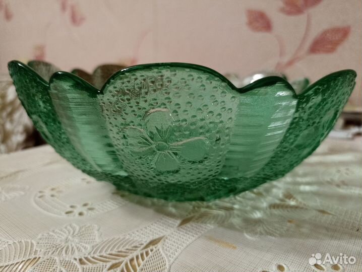 Посуда СССР цветное стекло