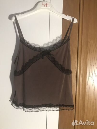 Кружевной топ y2k